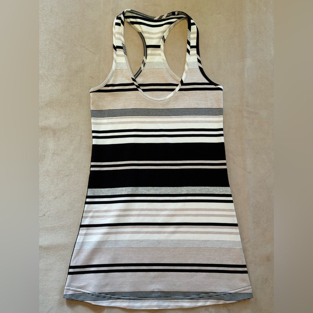 Lululemon Striped Racerback Tank